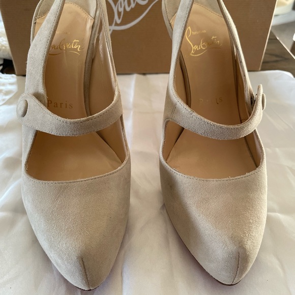 Christian Louboutin Rolande Boucle 120 Suede Pumps size 39 - Picture 9 of 9